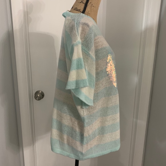 Wildfox White Label Heart Sequin Sweater - Picture 4 of 7